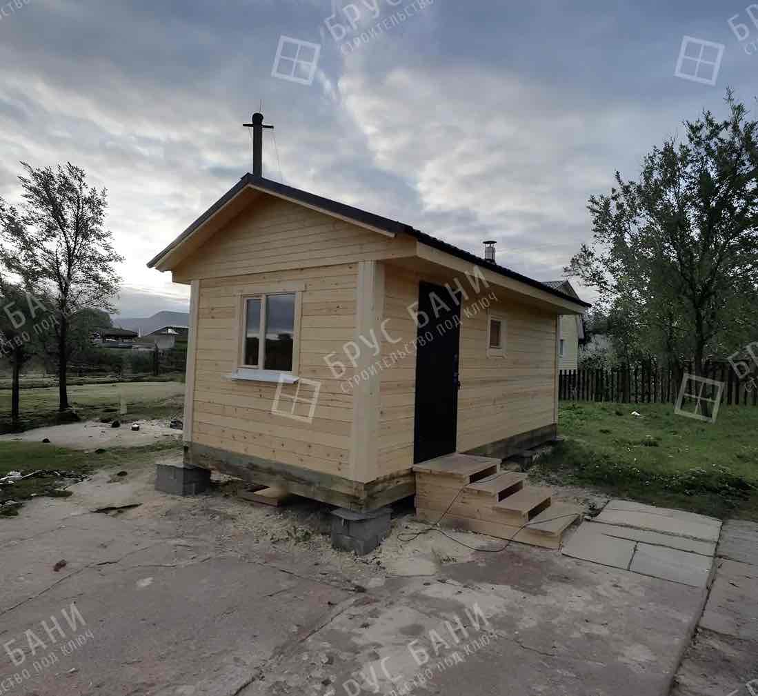 Баня из бруса 3х6 Владимир