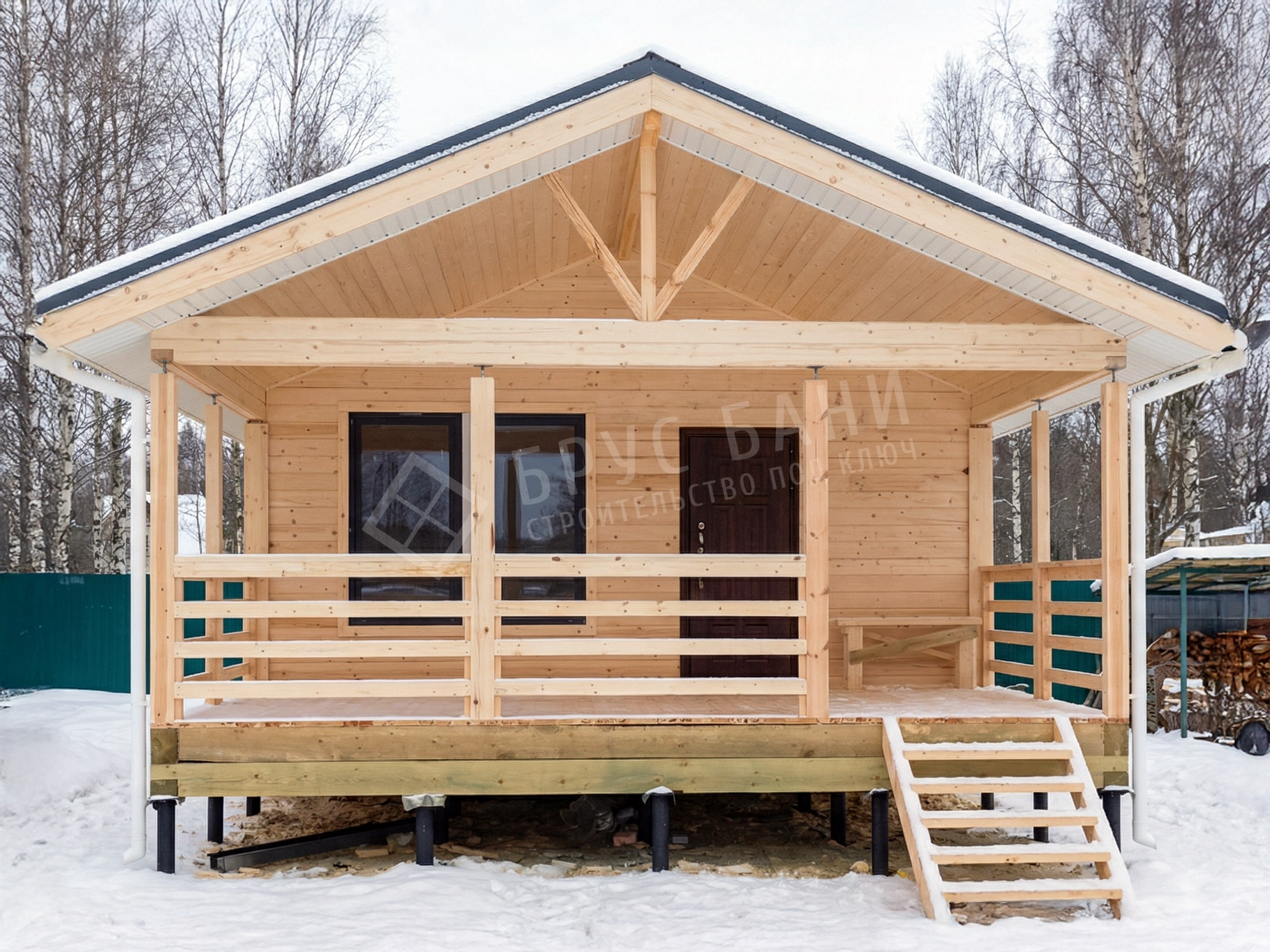 Баня из бруса 6х9