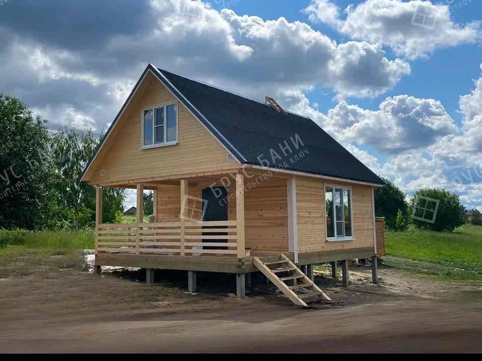 Баня из бруса 6х8.5 Осташков