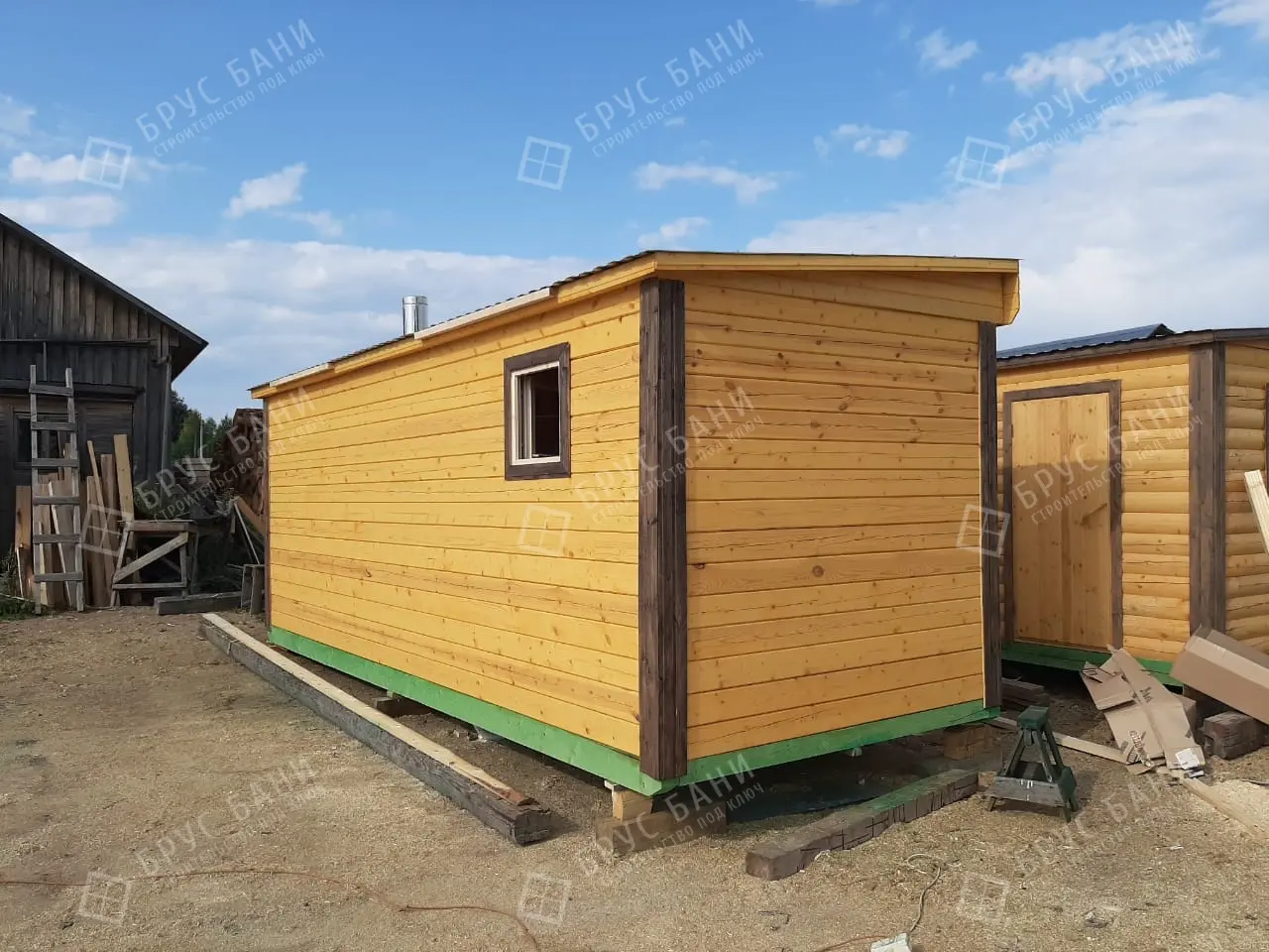 Готовая баня 2,3х6
