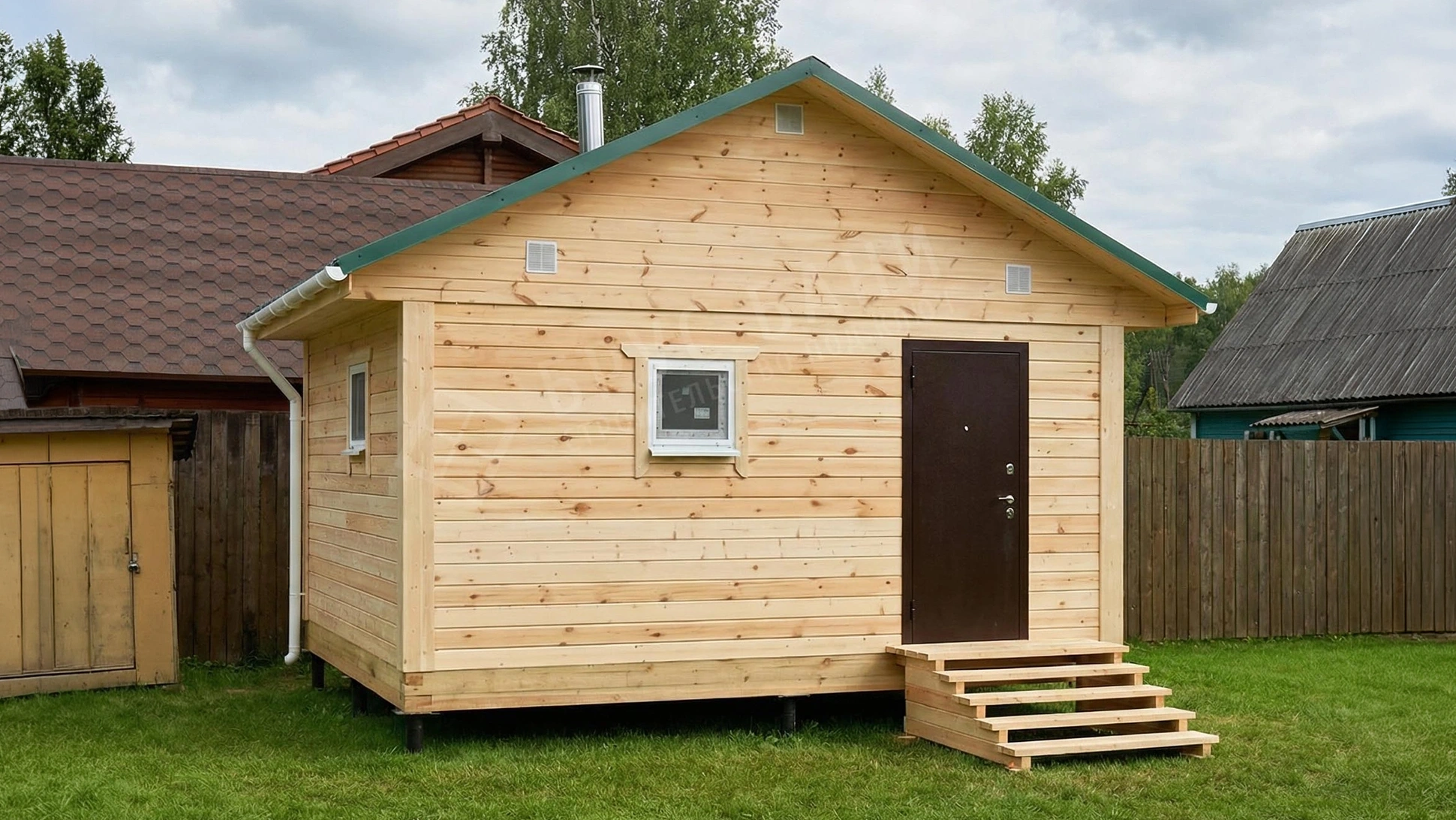 Баня из бруса 4х5 Тотьма