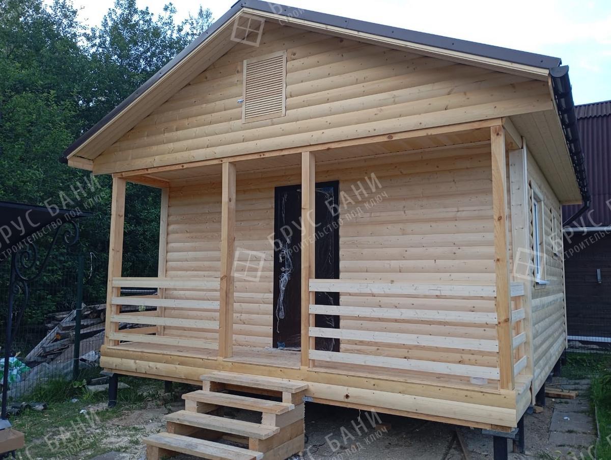Каркасная баня 4х6