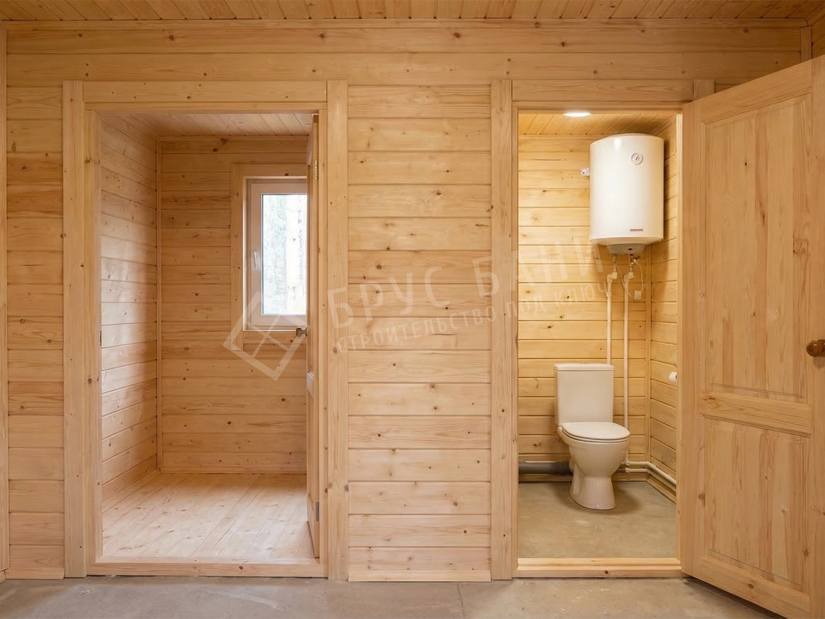 Двери в бане