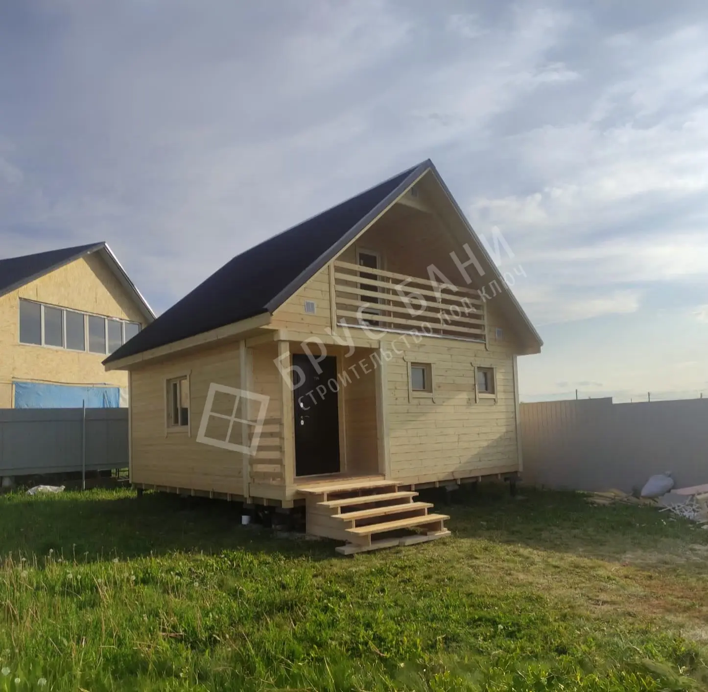 Каркасная баня 6х6 Беломорск