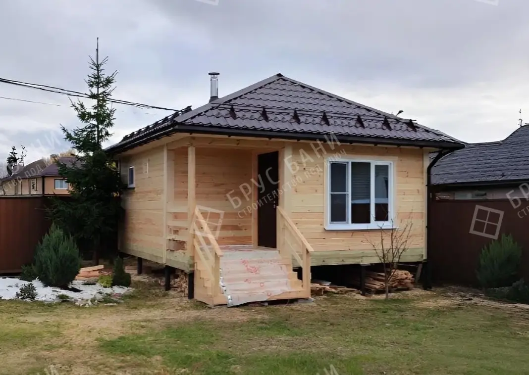 Баня из бруса 6х6 Новая Ладога