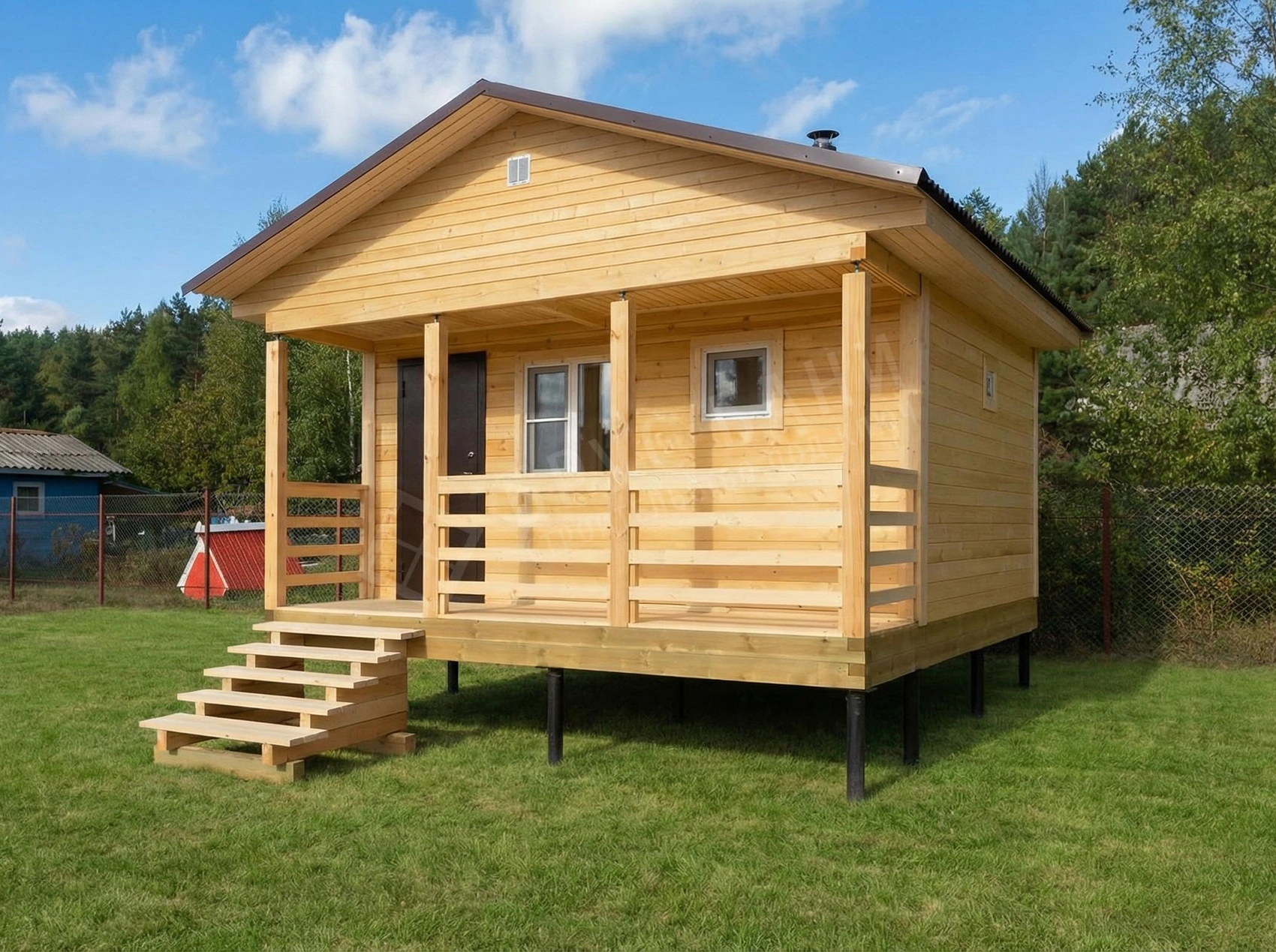 Баня из бруса 4.5х5