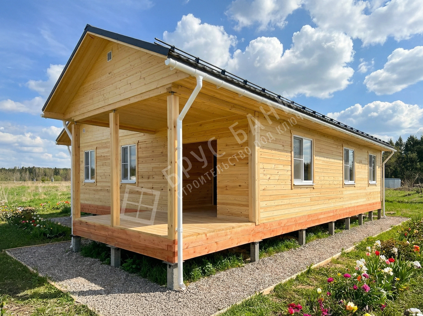 Дом из бруса 10х14,5