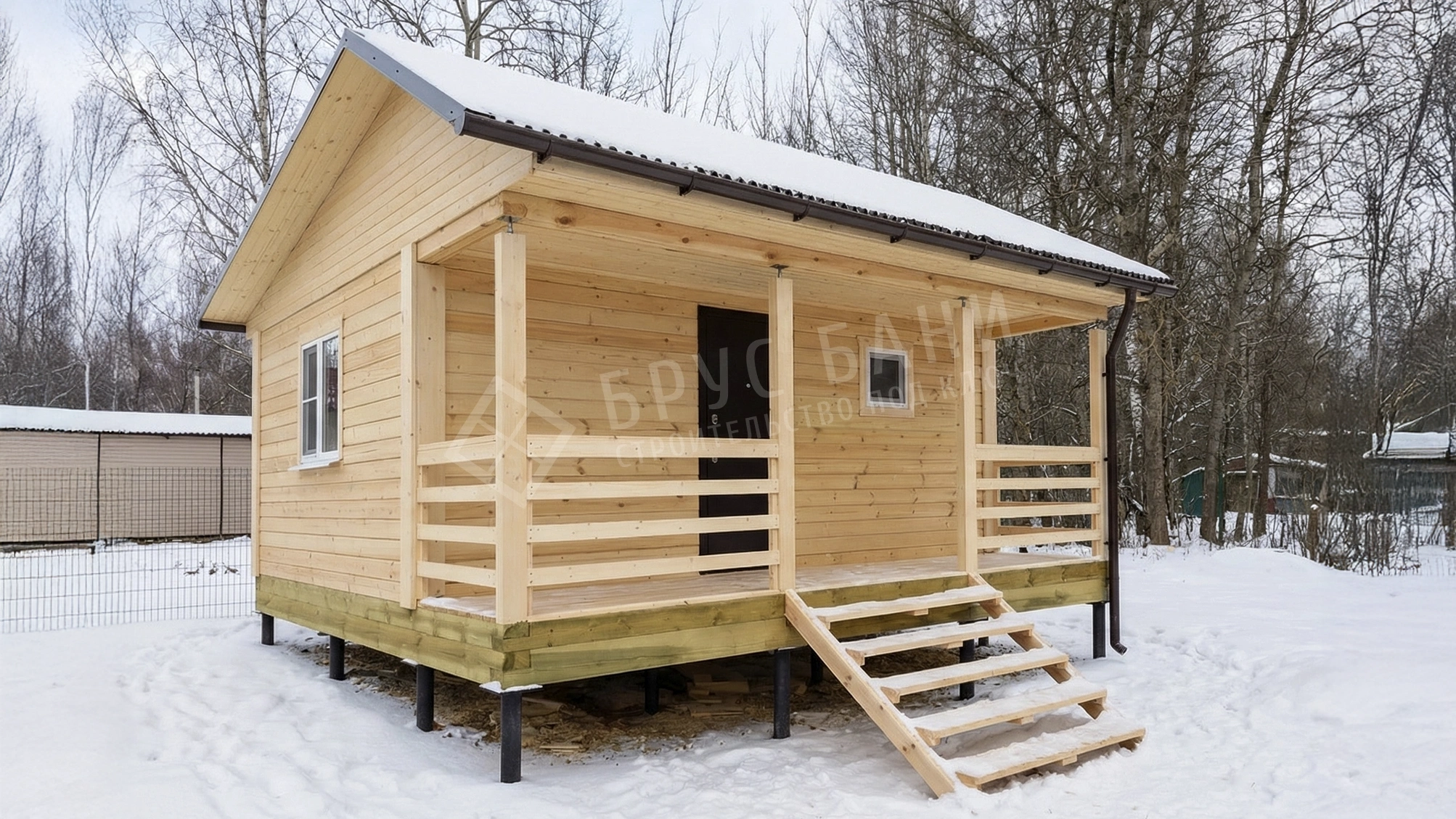 Баня из бруса 5.25х6 Касимов