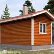 Баня из бруса 3x6 - фотография справа