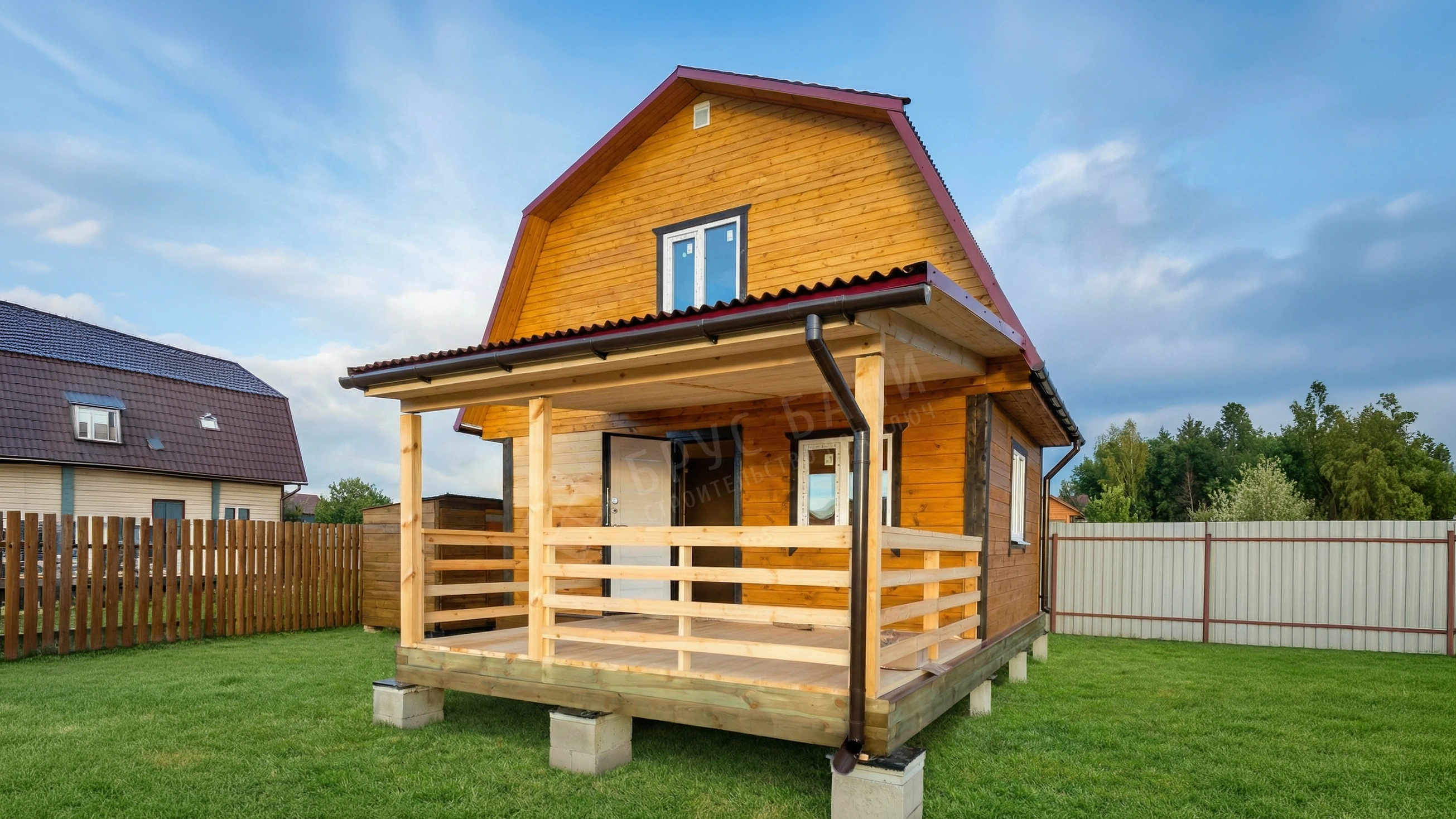 Баня из бруса 4х6 Гатчина