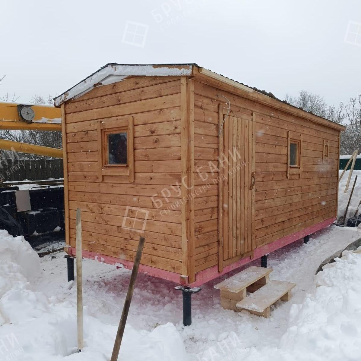 Готовая баня 2.3х6 Емеля