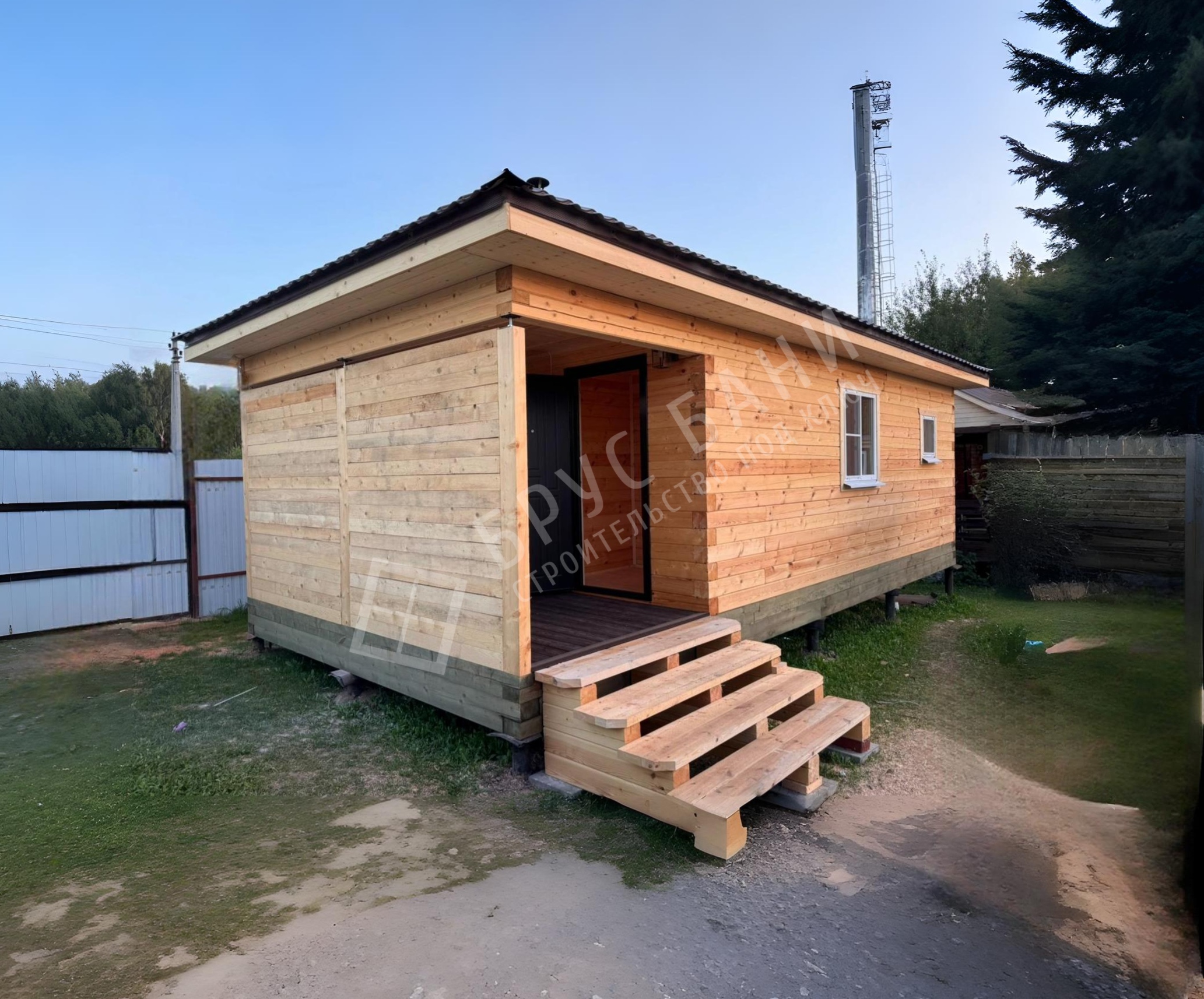 Баня из бруса 4х9 Ивангород