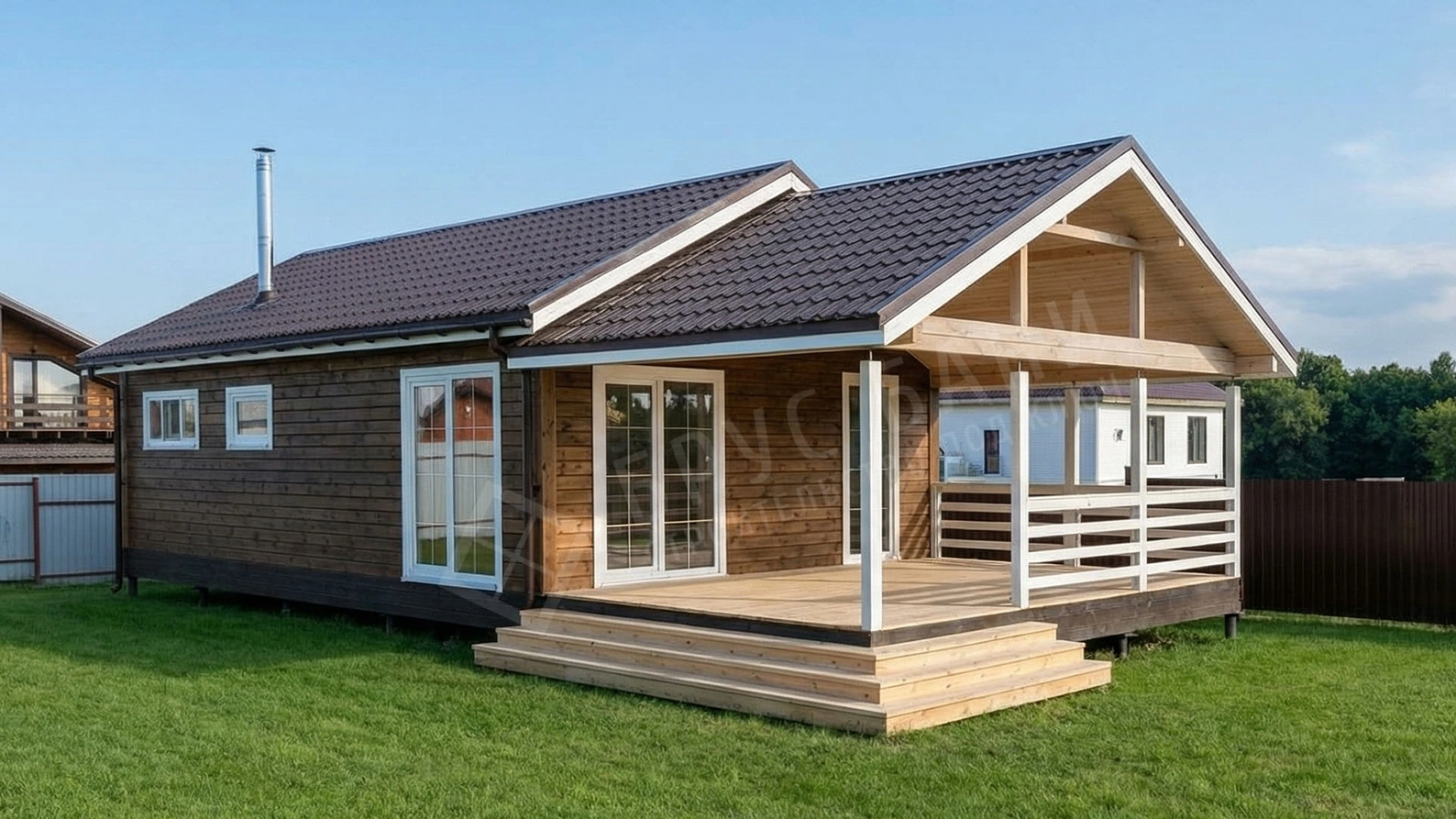 Баня из бруса 6х14 Индивидуальный проект