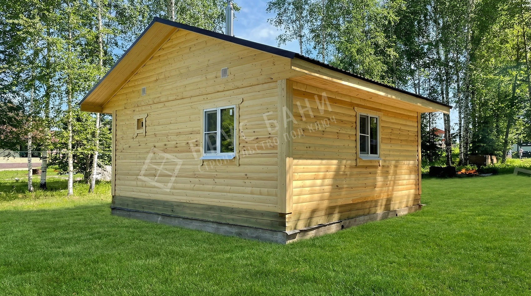 Баня из бруса 6х6 Реутов