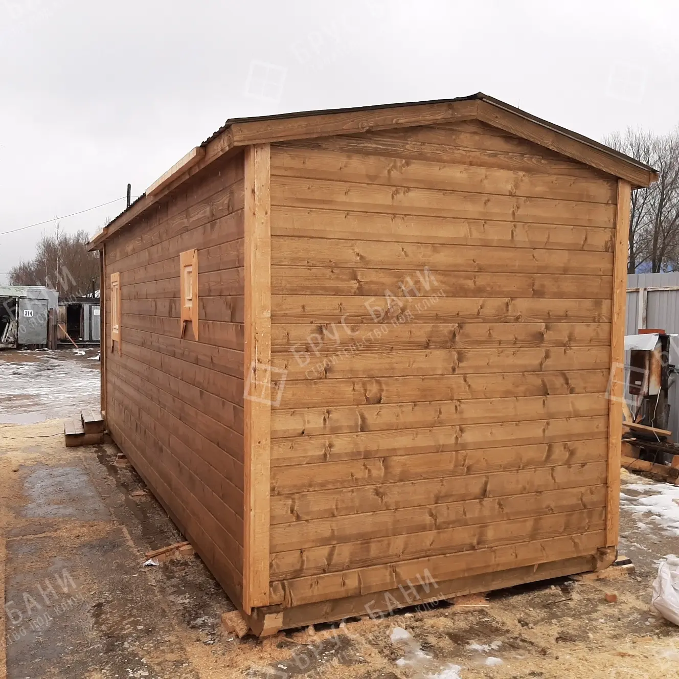 Мобильная баня 2.3х7