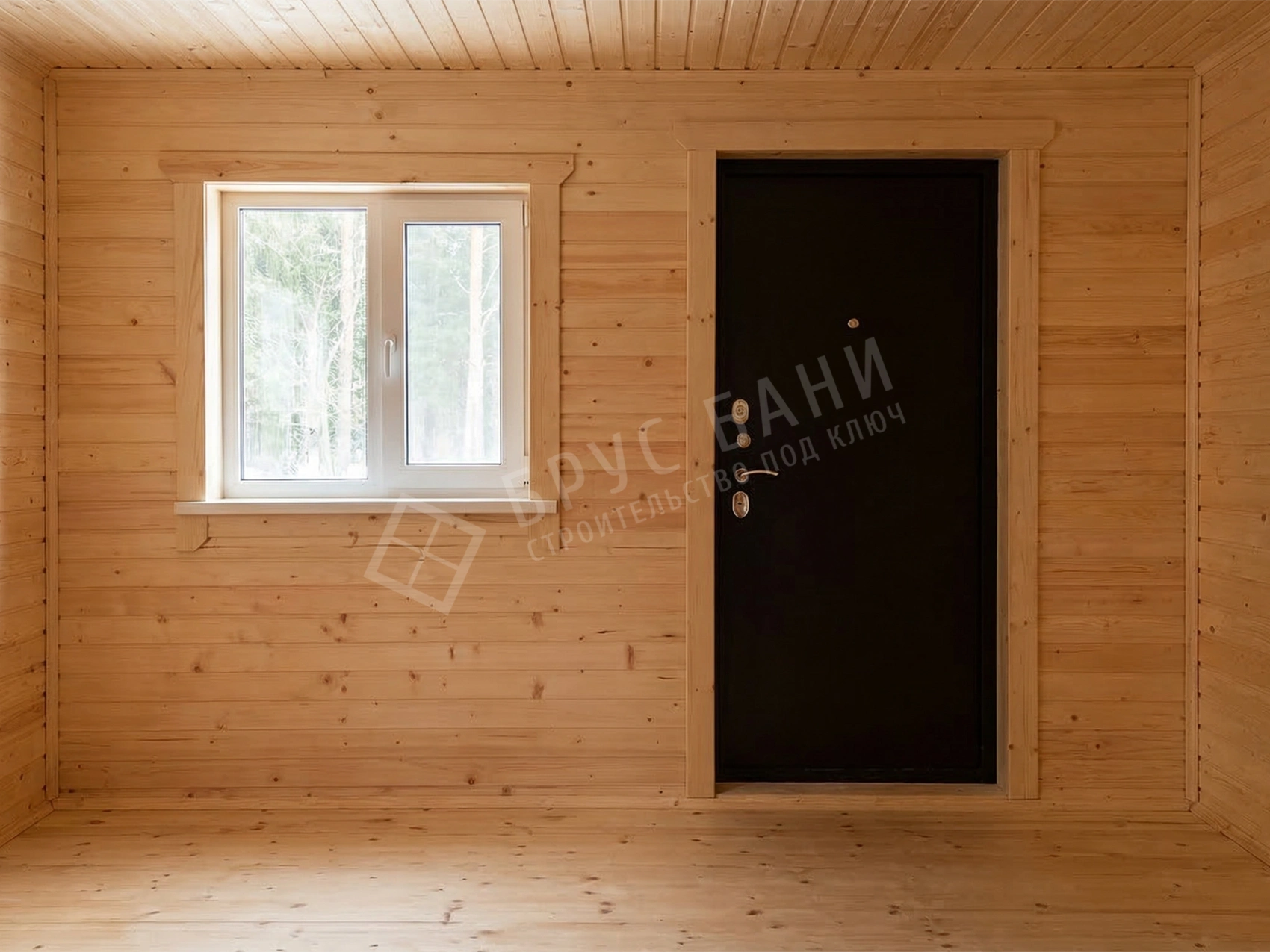 Входная дверь в баню