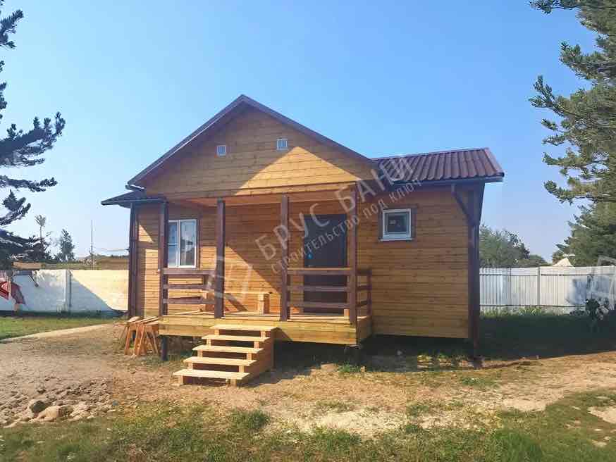 Баня из бруса 6х8 Мытищи