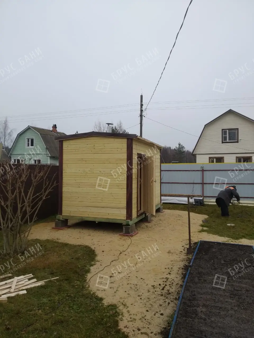 Мобильная баня 2,3х4
