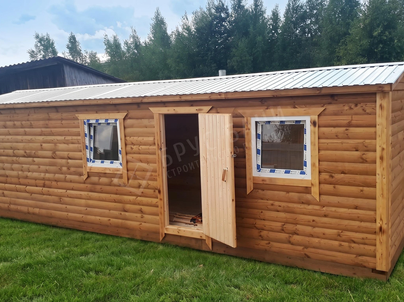 Мобильная баня 2,3х8