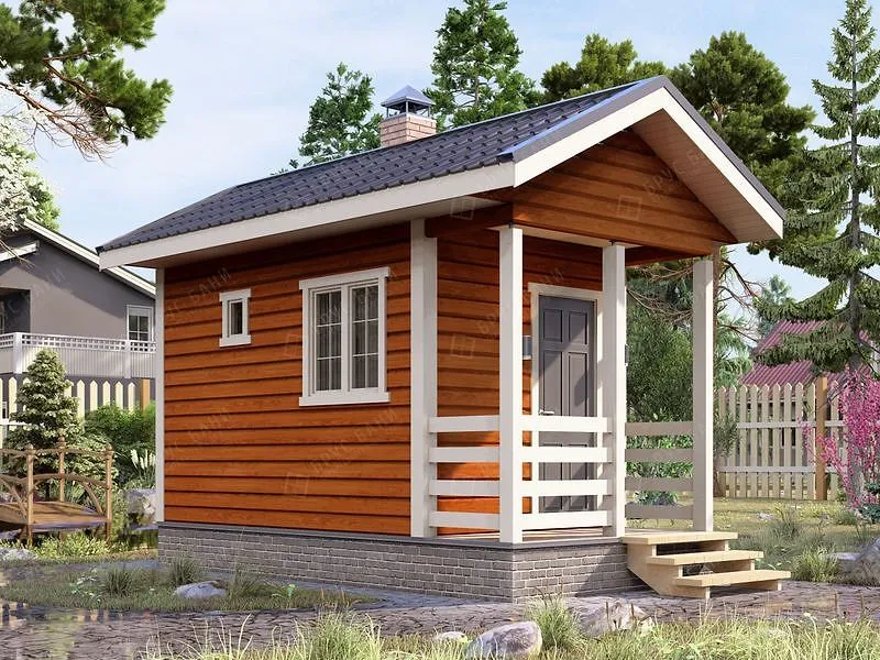 Баня из бруса Тула 2.5x5