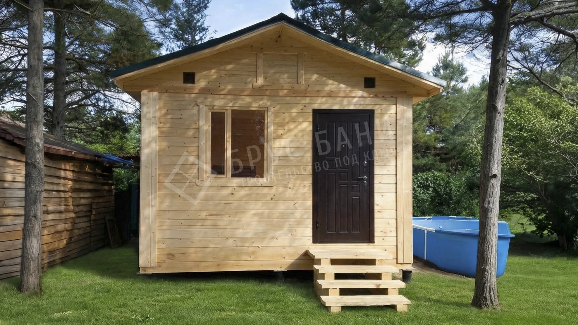 Каркасная баня 4х4 Красногорск
