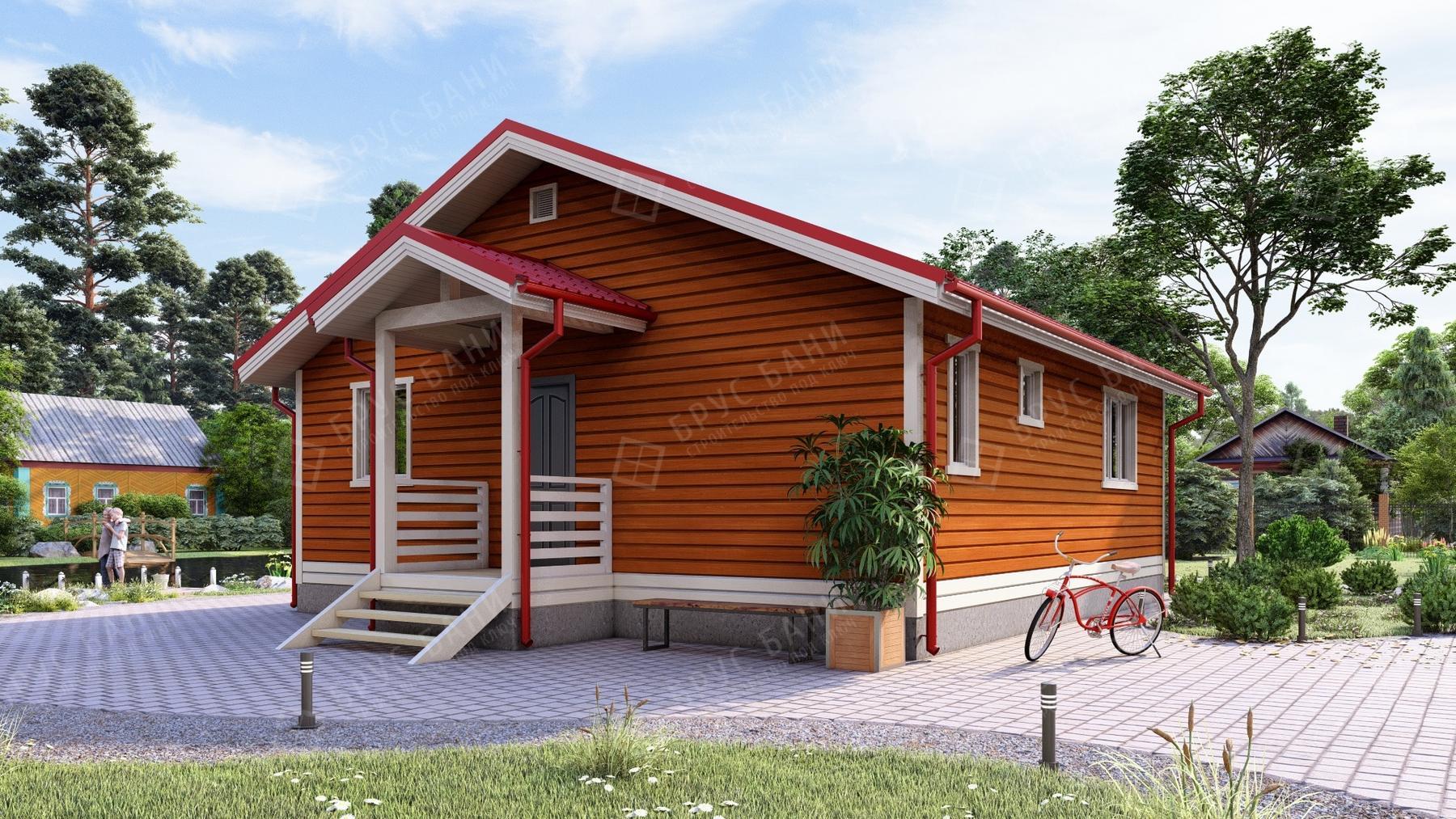 Каркасный дом 9x9