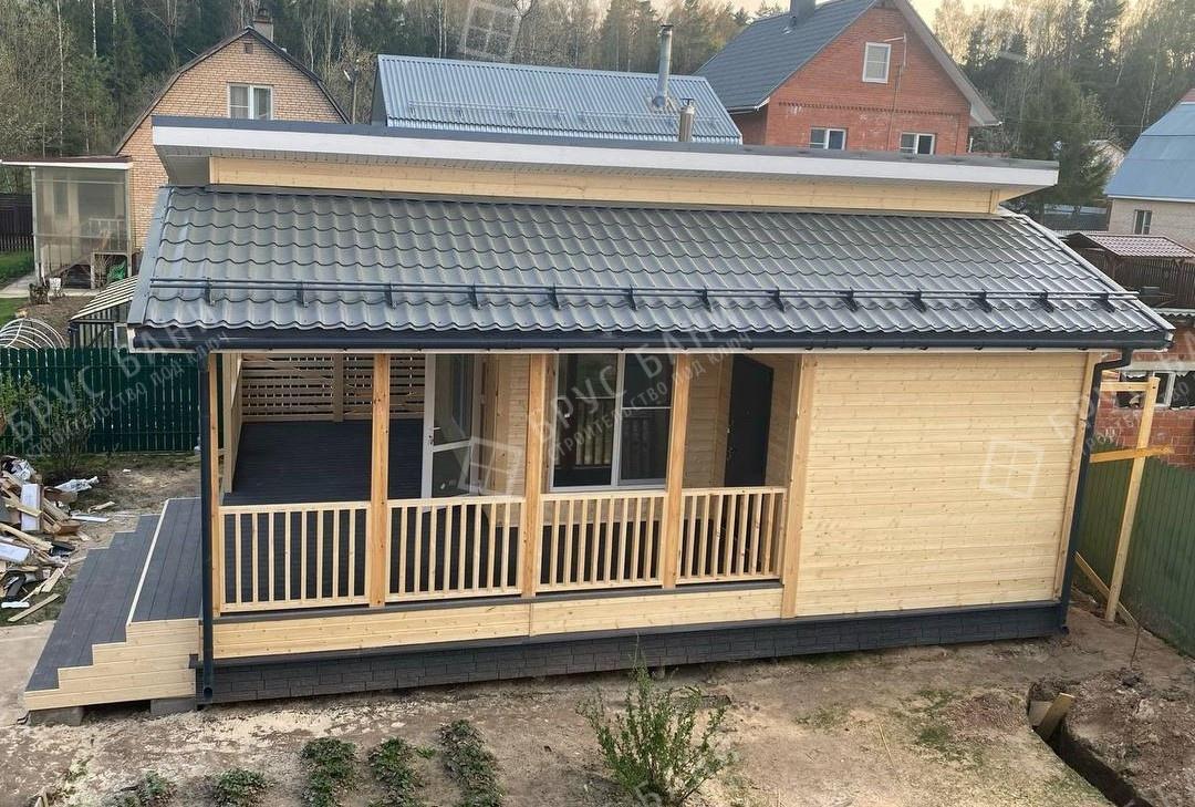 Каркасная баня 7x9