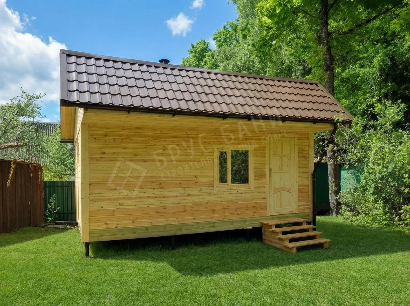 Баня из бруса 4х6