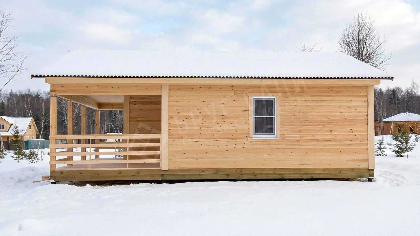 Баня из бруса 6х9 Вытегра