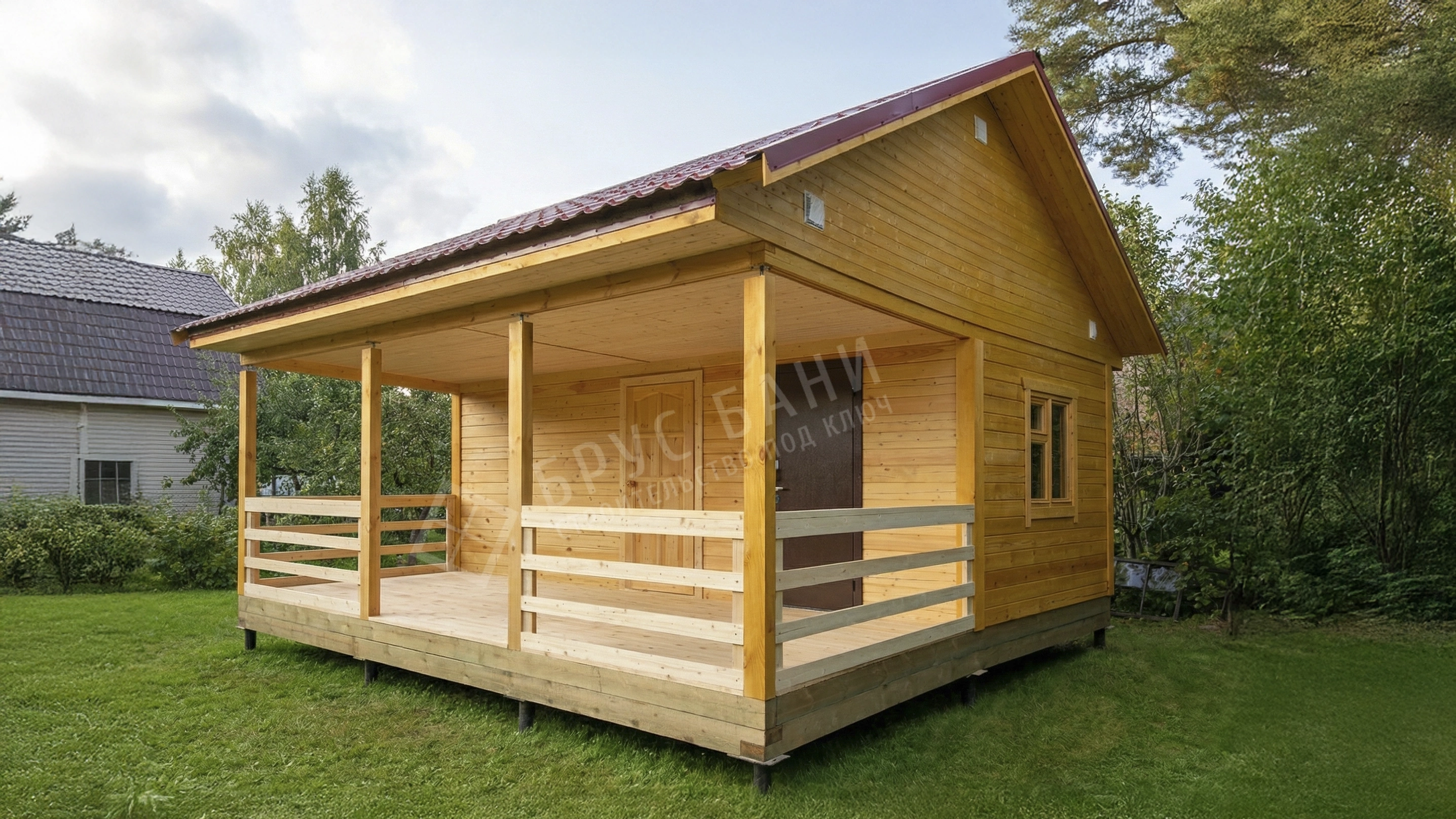 Баня из бруса 5х6 Кимры