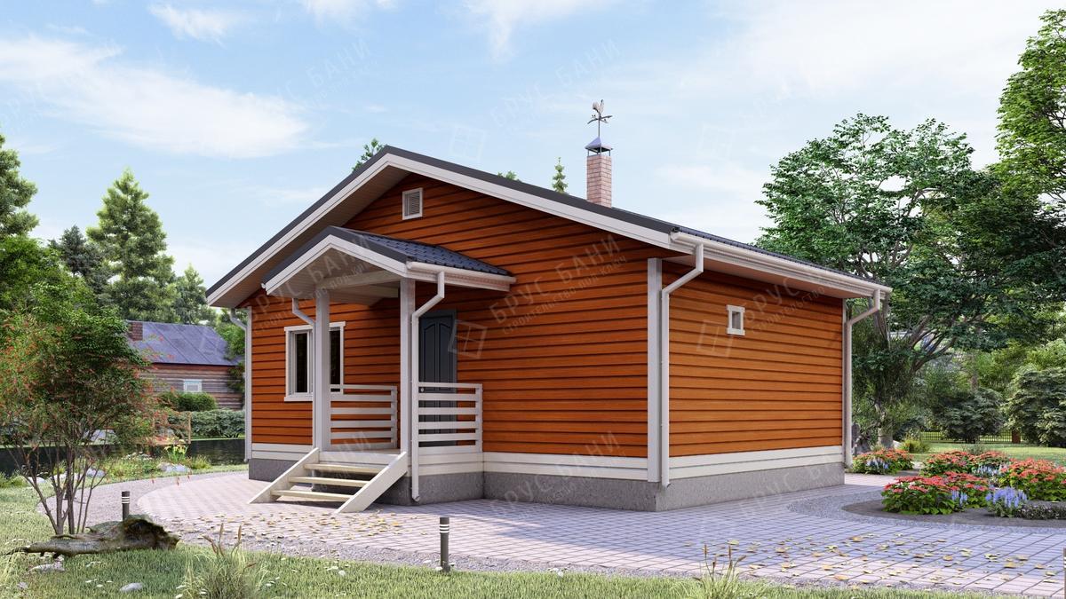 Баня из бруса 9x6 