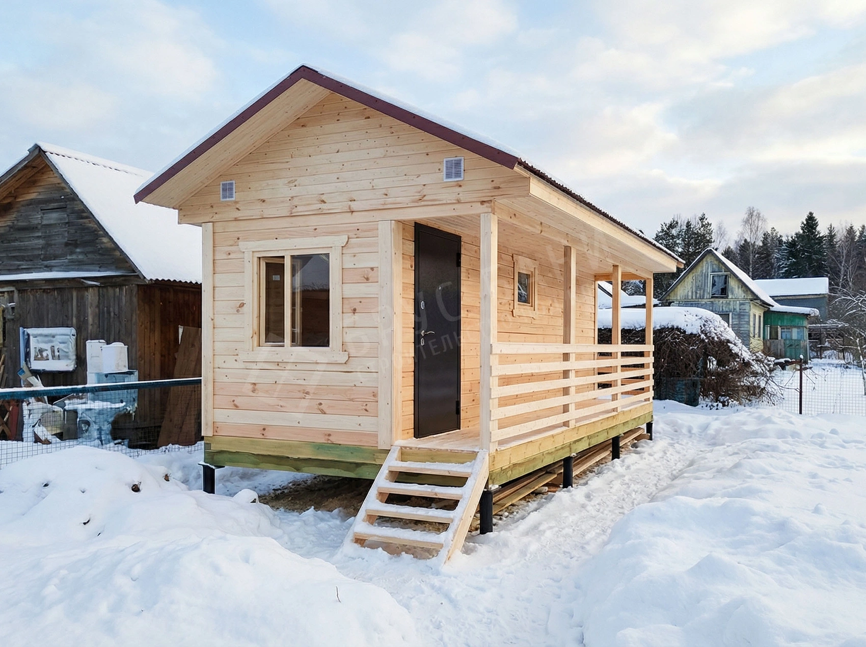 Баня из бруса 3,3х6