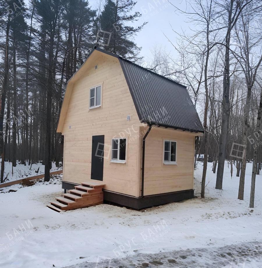 Каркасная баня 4х6 Гатчина