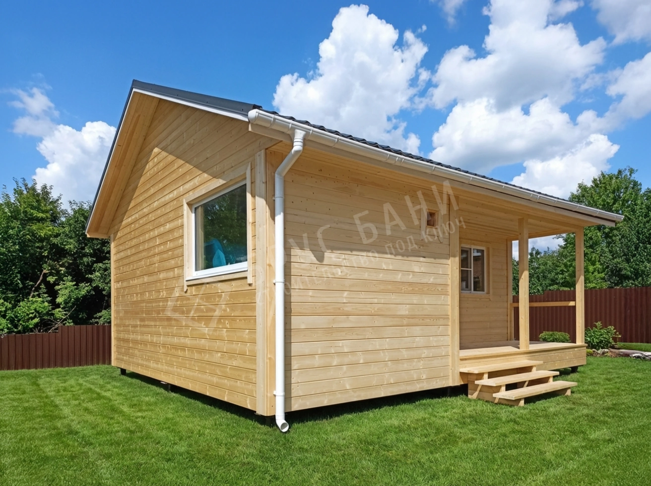 Каркасная баня 