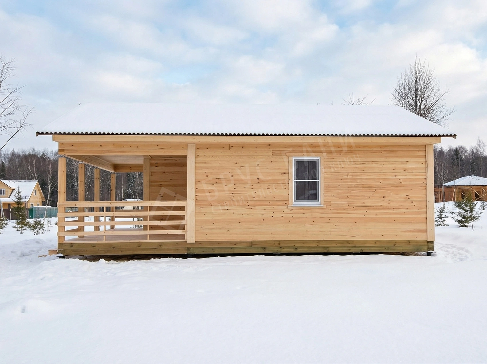 Баня из бруса 6х9