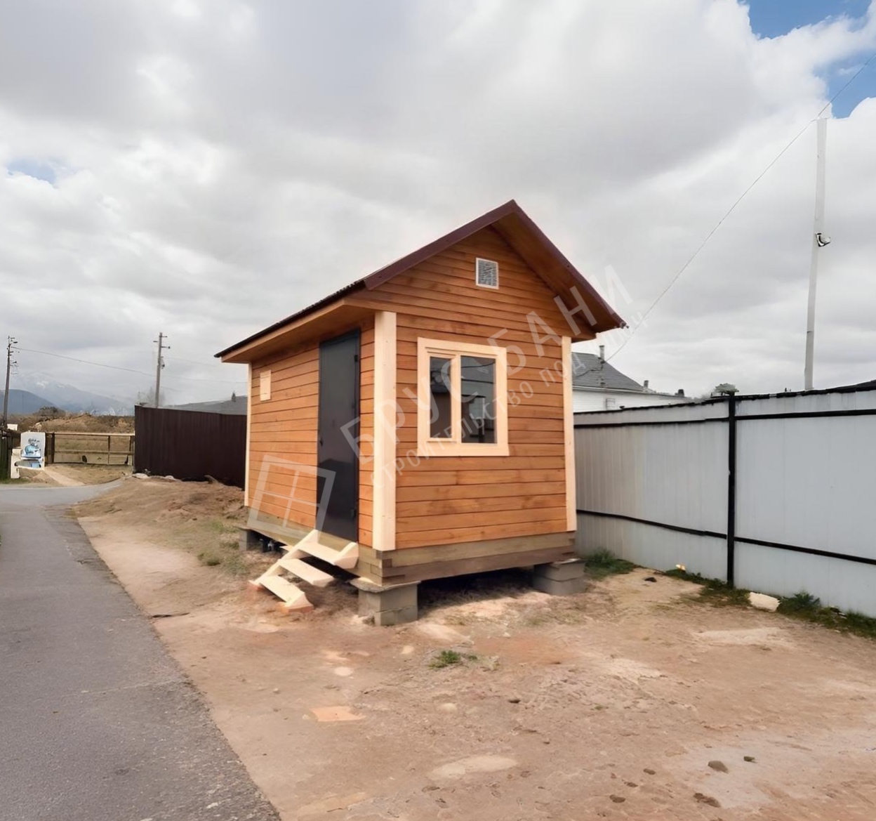 Баня из бруса 2.5х4 Алексин