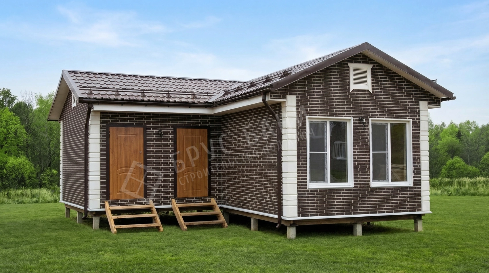 Каркасная баня 8х8 Брянск