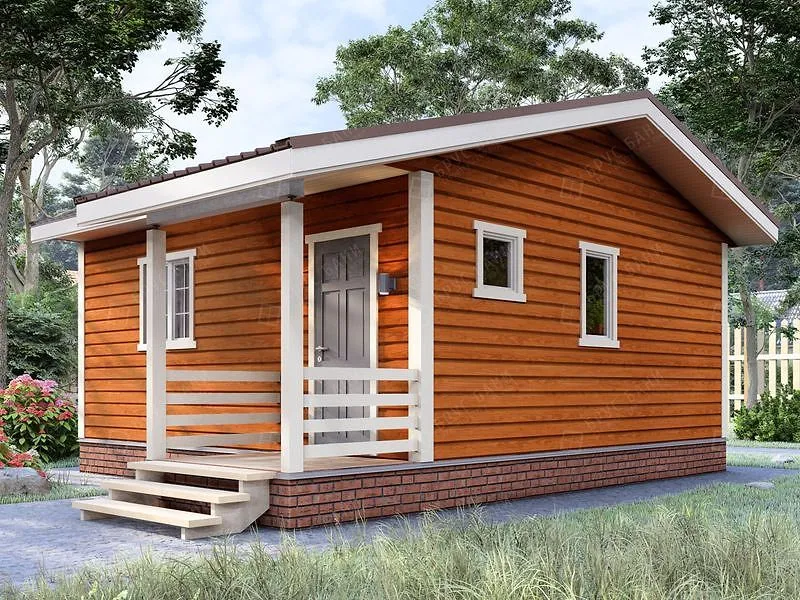 Баня из бруса Домодедово 6x6