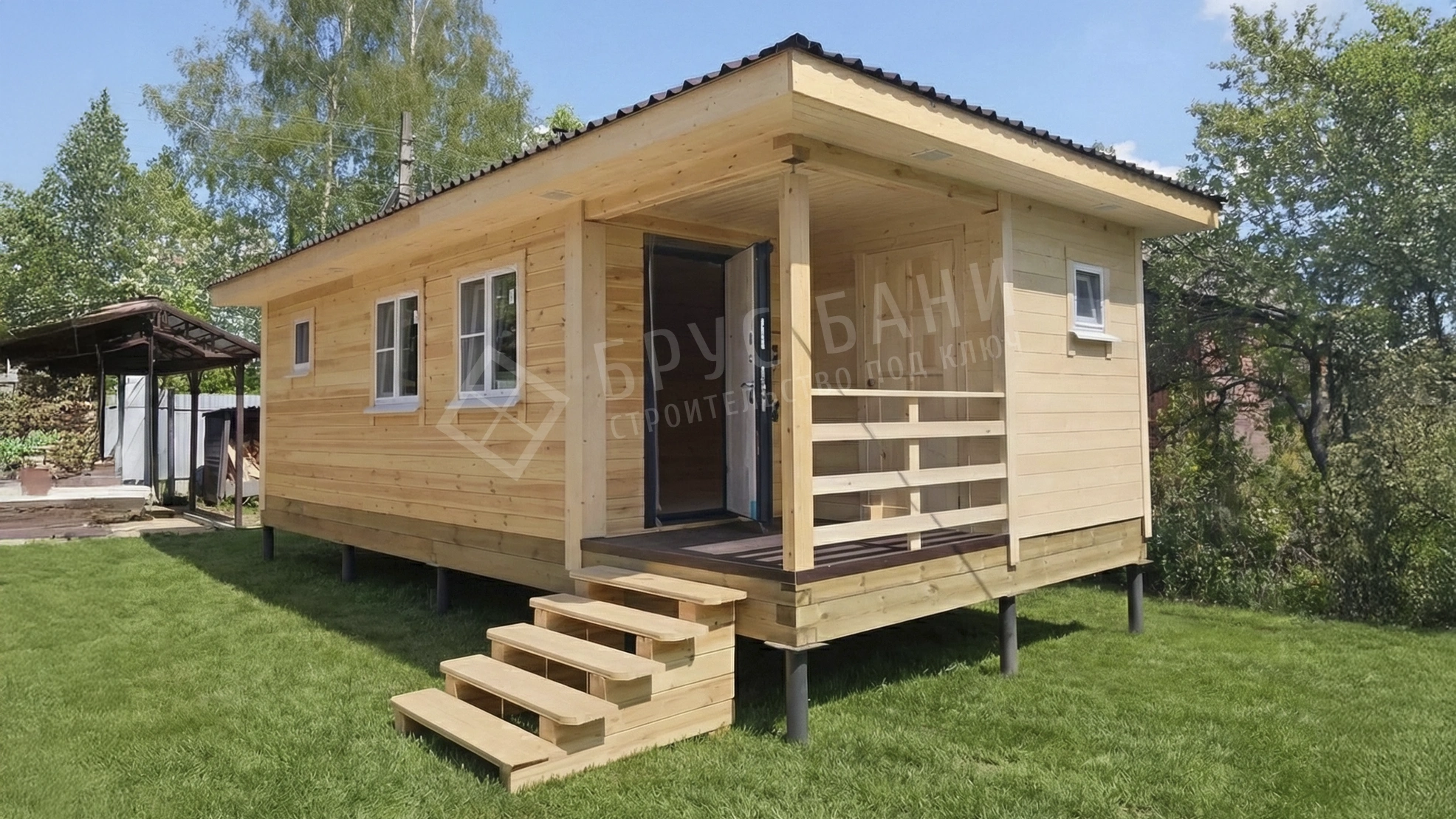 Баня из бруса 4х9 Ивангород