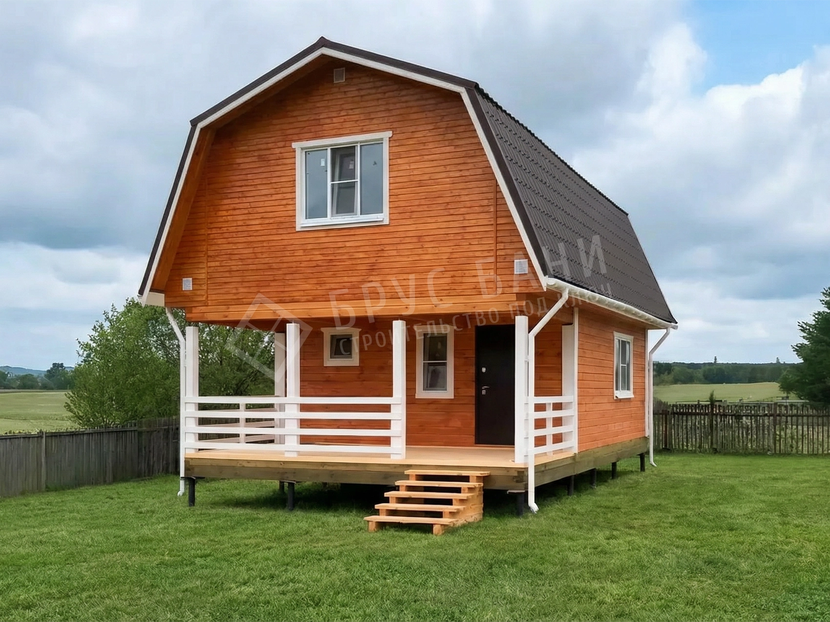 Баня из бруса 6х8,5