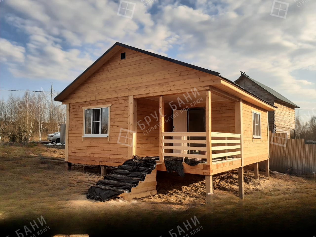 Баня из бруса 7х8 Светогорск