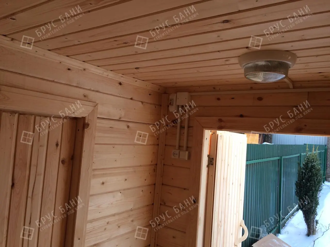 Внутренняя отделка бани