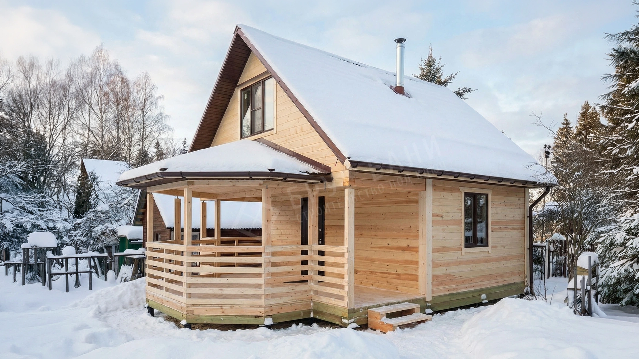 Баня из бруса  6х6 Одинцово