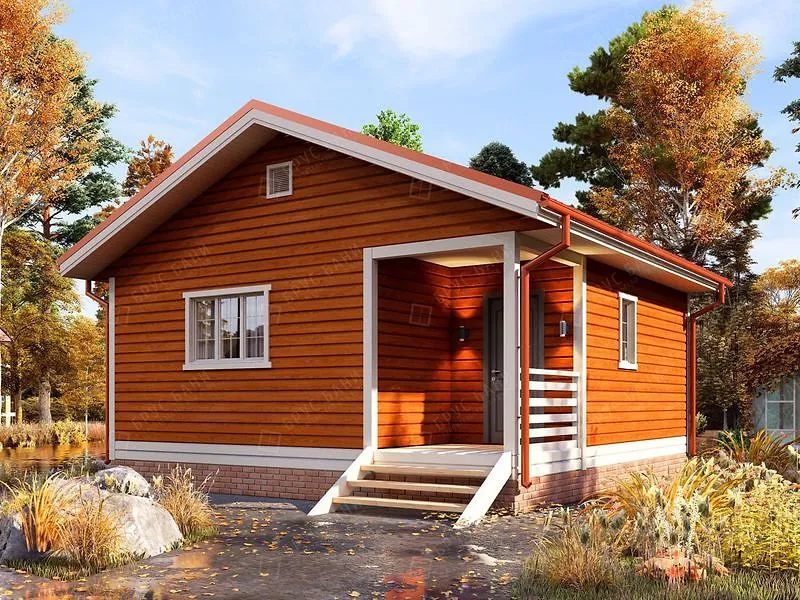 Баня из бруса Котлас 7x7