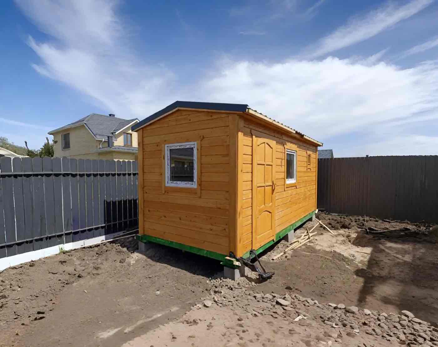 Мобильная баня 2.3х5