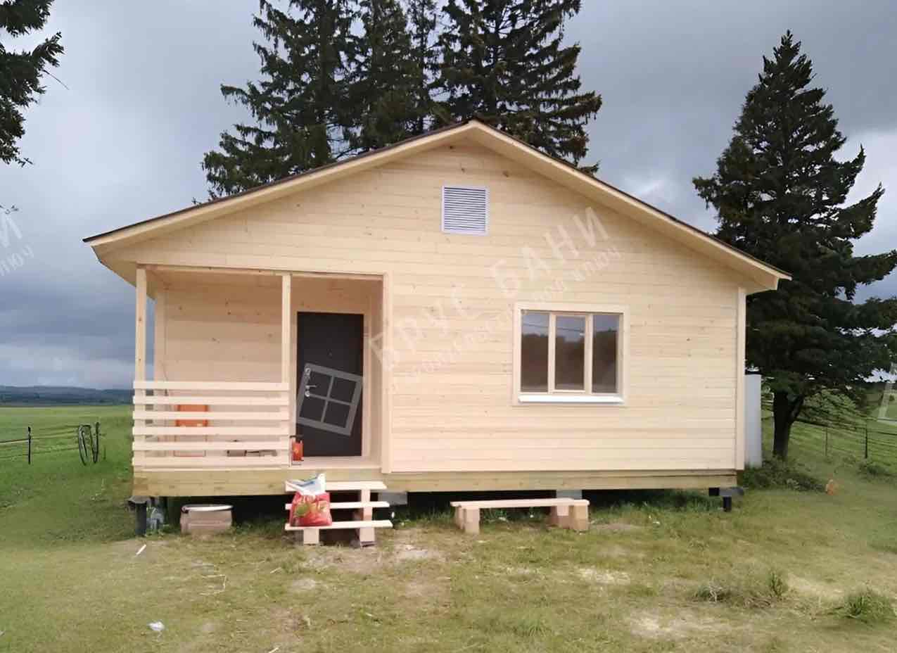 Каркасная баня 7х8 Светогорск