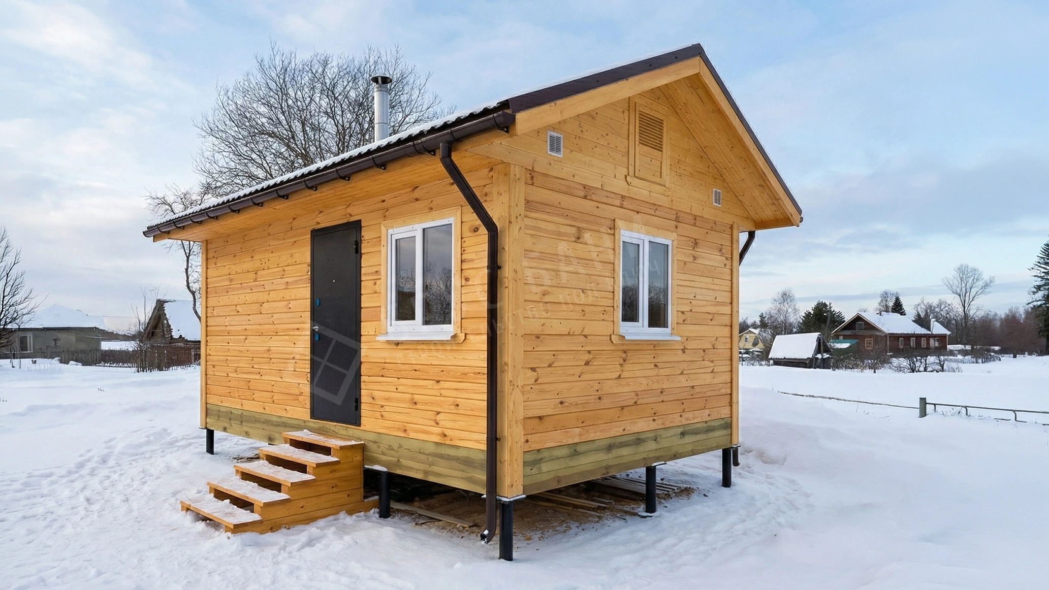 Баня из бруса 4х6 Жуков