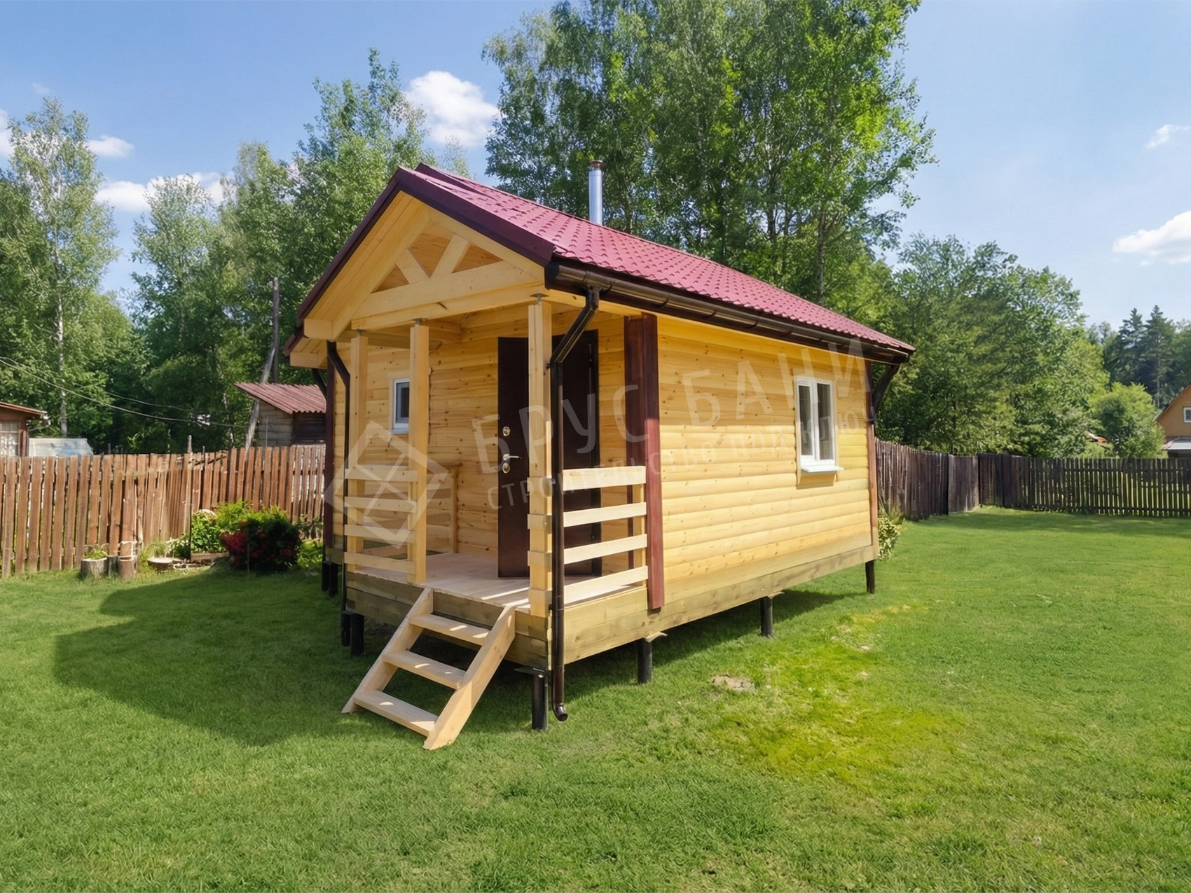 Баня из бруса 5Х5