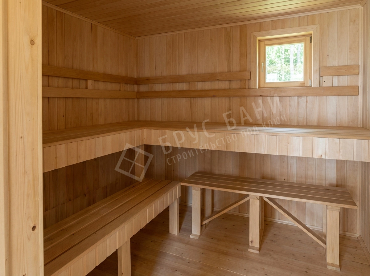 Полок в парной