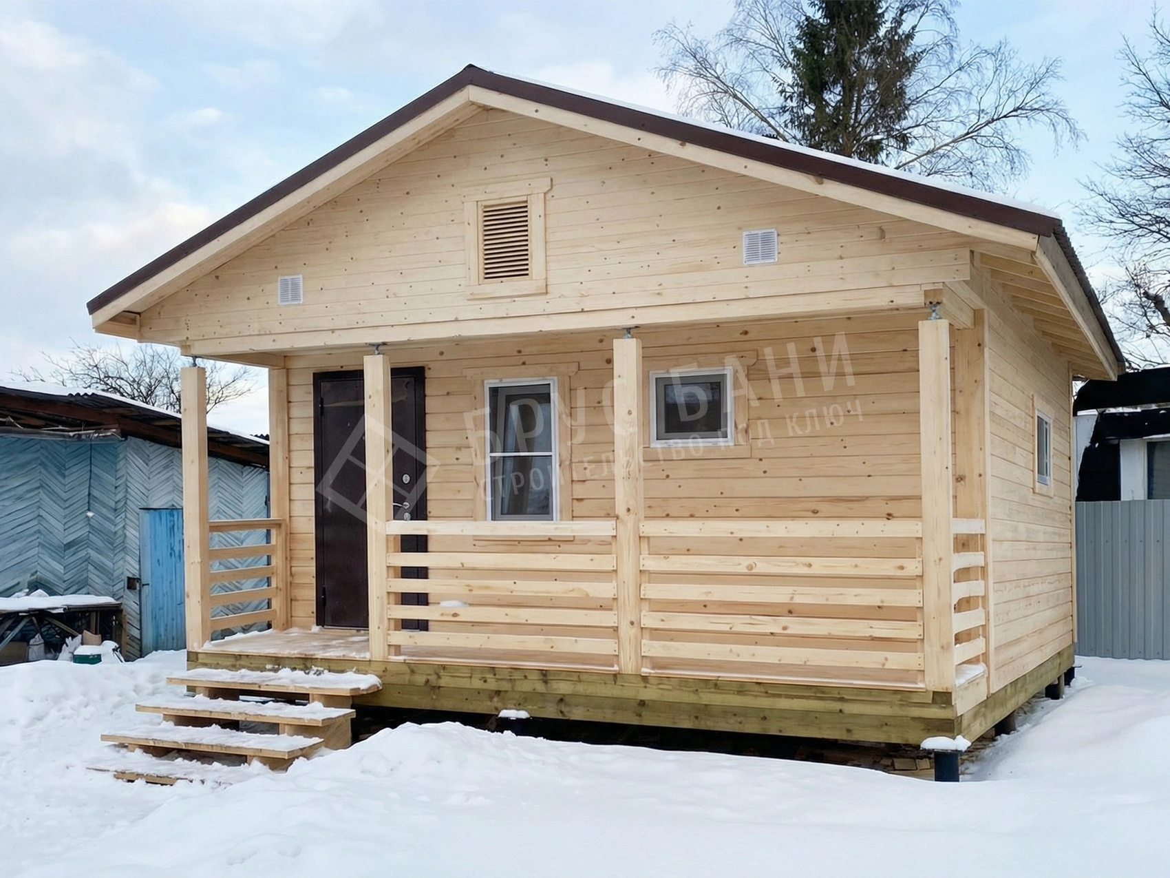 Баня из бруса 4.5х5
